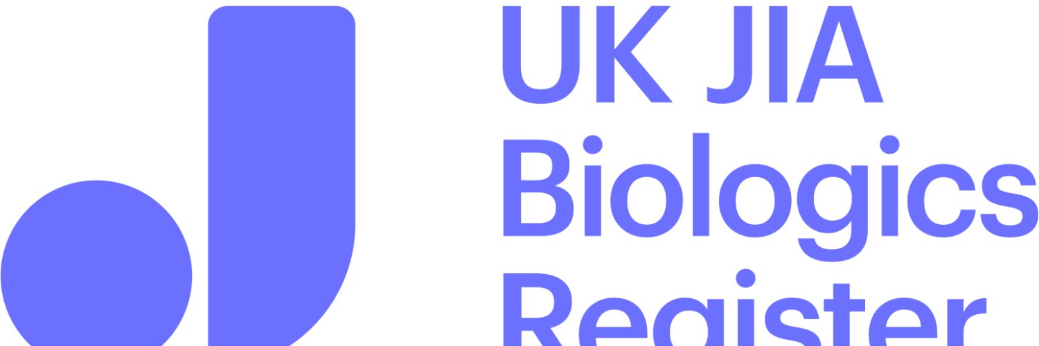 UK JIA Biologics Register banner