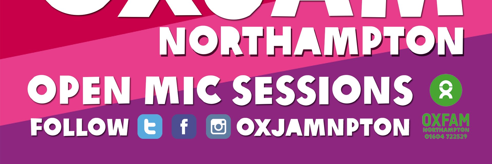Oxjam Northampton banner