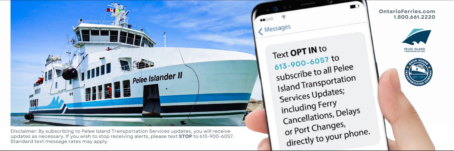 Pelee Island Ferry banner