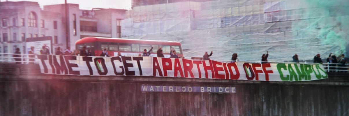 KCL Students For Justice For Palestine banner