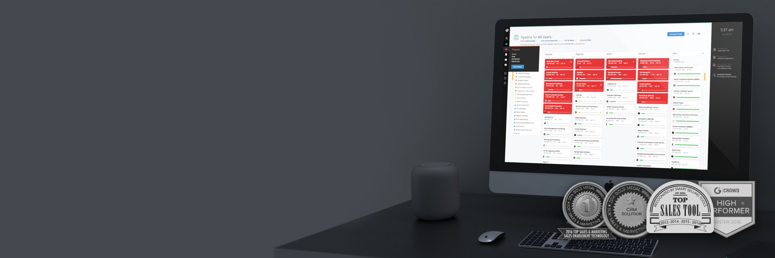 Membrain, Sales Enablement CRM banner