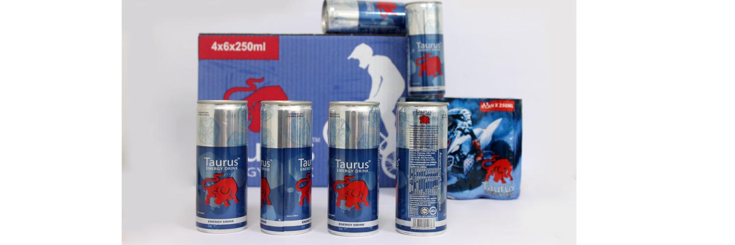 Taurus Energy Drink banner