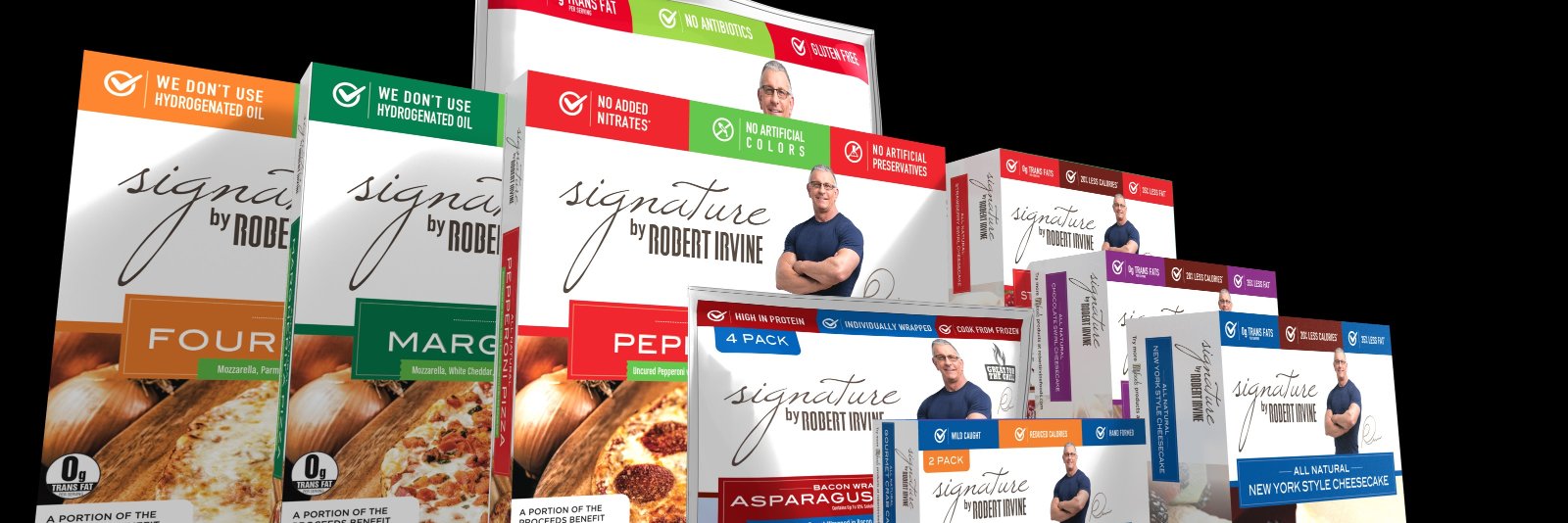 Robert Irvine Foods banner