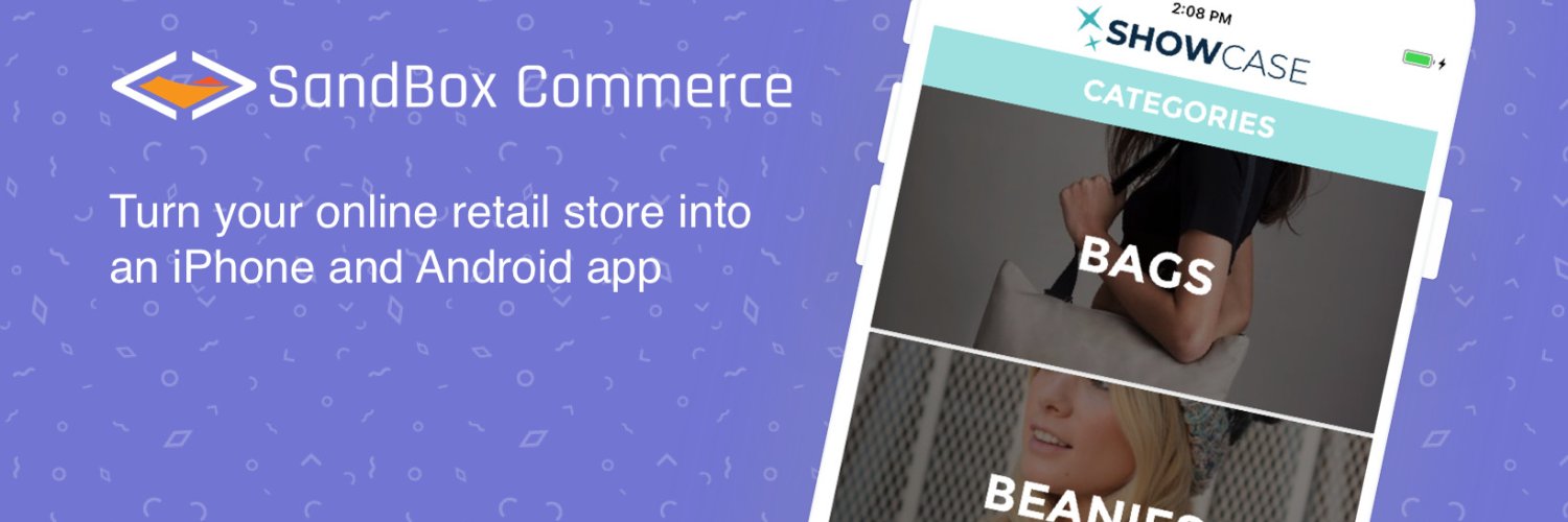 Sandbox Commerce - Best No Code Mobile App Builder banner