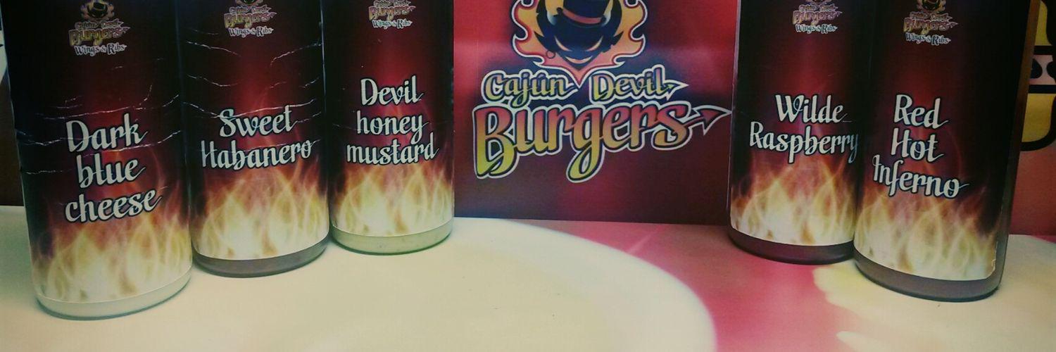 CajunDevil Burgers banner