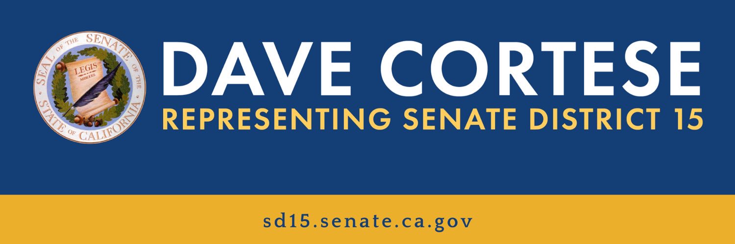 Senator Dave Cortese's banner
