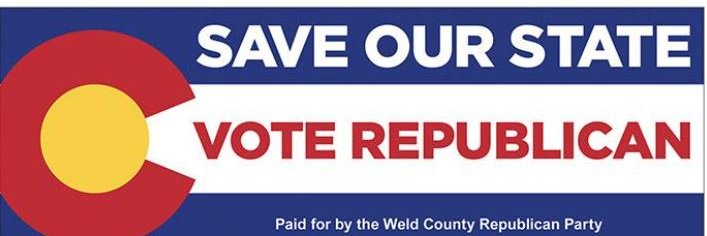 Weld County GOP banner