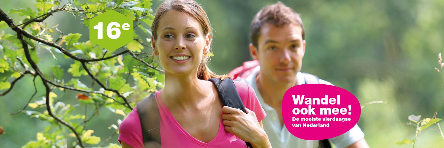 Wandelvierdaagse banner