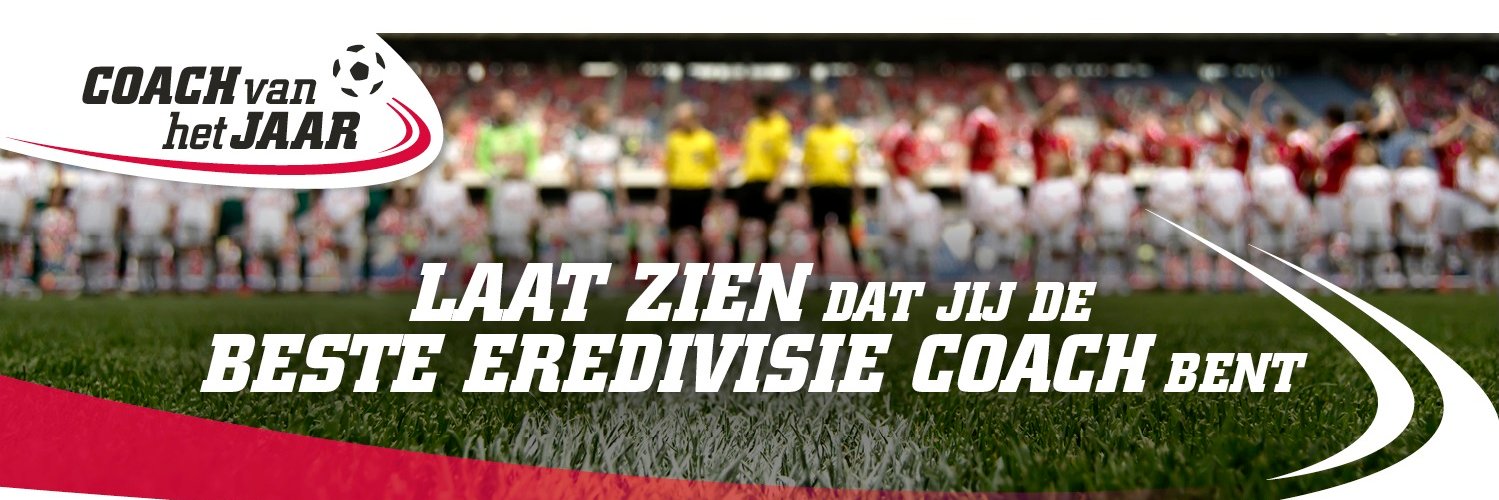 Coach van het Jaar banner