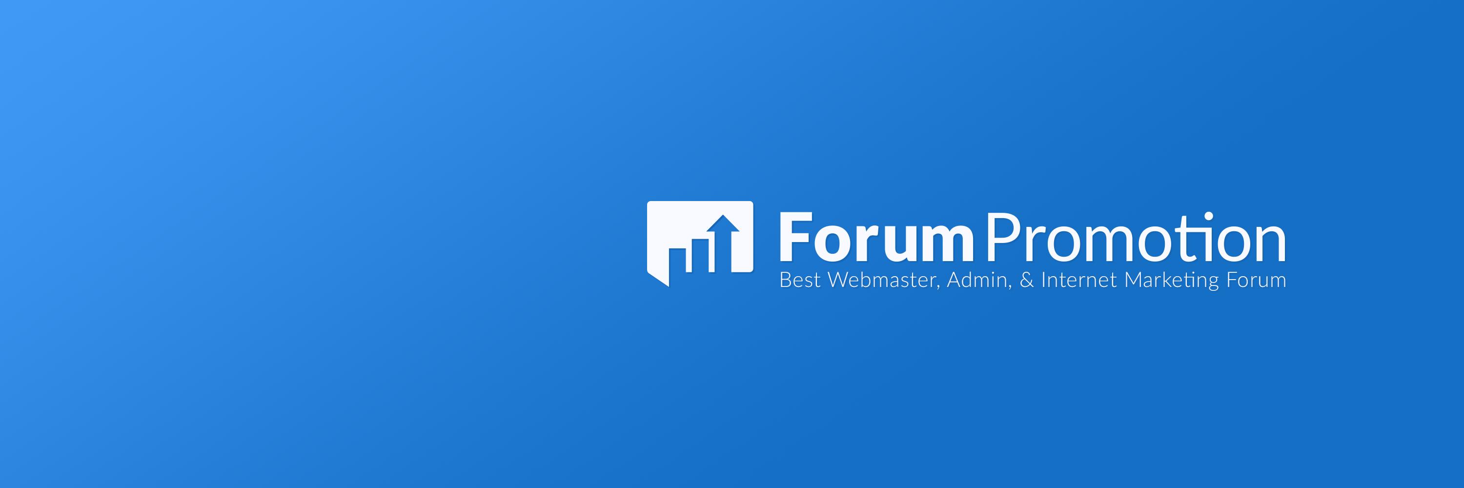 Forum Promotion banner