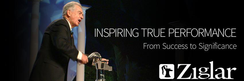 Zig Ziglar's banner