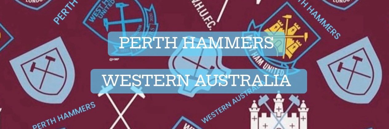 Perth Hammers supporters club (official) banner