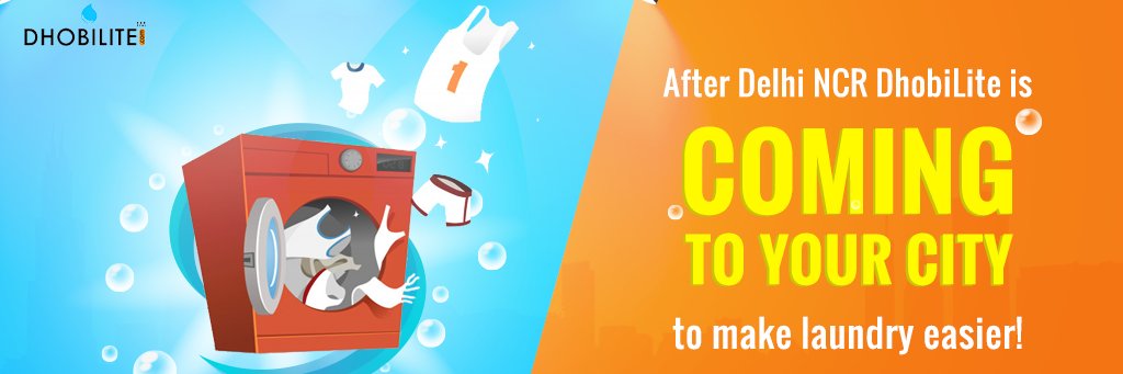 DhobiLite Laundry banner