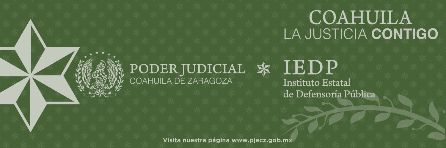 Instituto Estatal de Defensoría Pública Coahuila banner