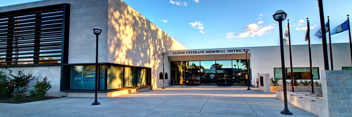 Clovis Veterans Memorial District banner