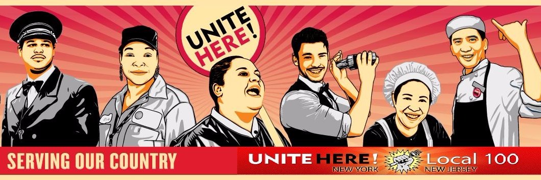 UNITEHERE! Local100 banner