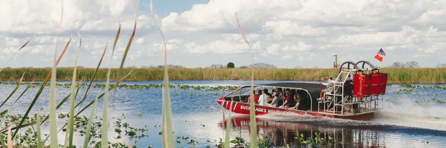 Twitter banner for @everglades