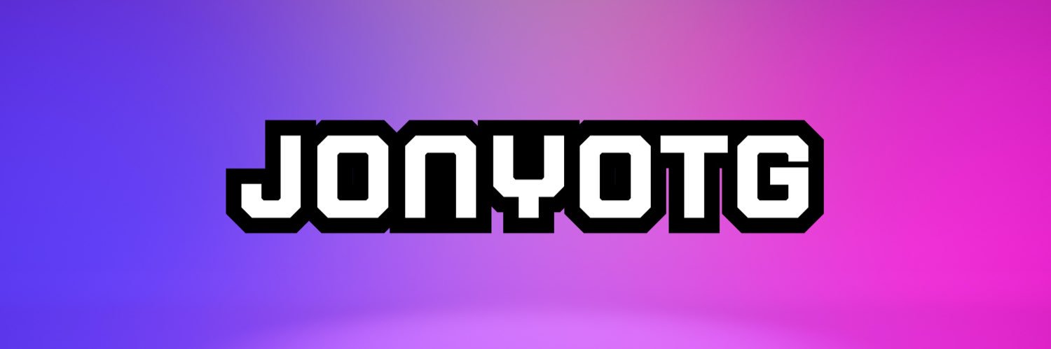 JonyOTG's profile banner image