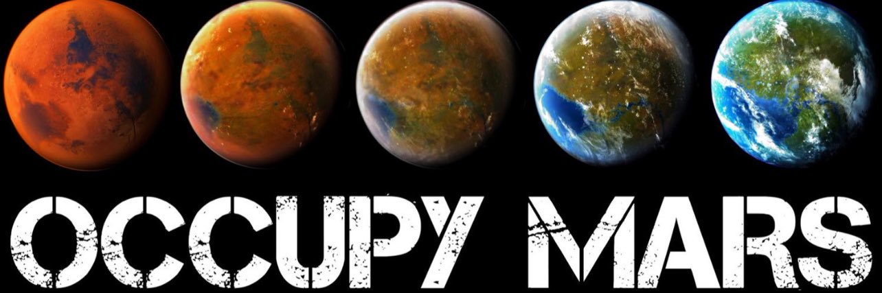 Occupy Mars banner