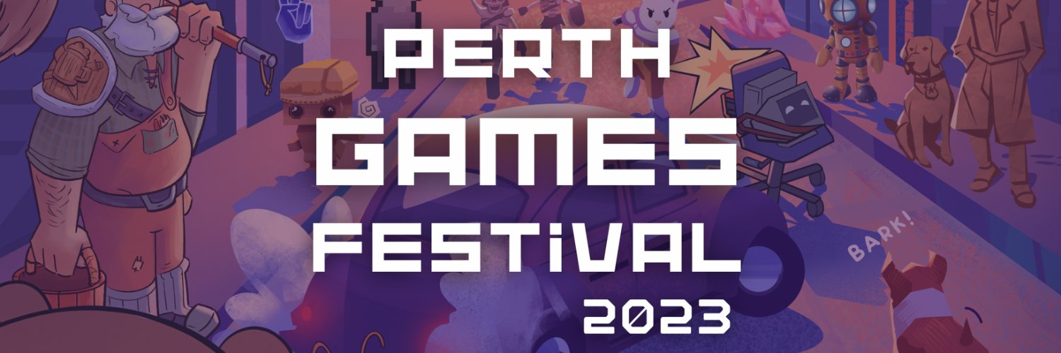 Perth Games Festival 2023 - Sep 23 banner