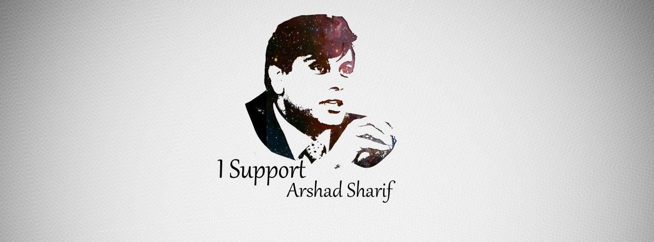 Arshad Sharif Official banner
