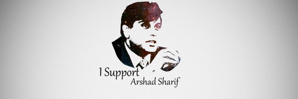 Arshad Sharif Official Profile Banner