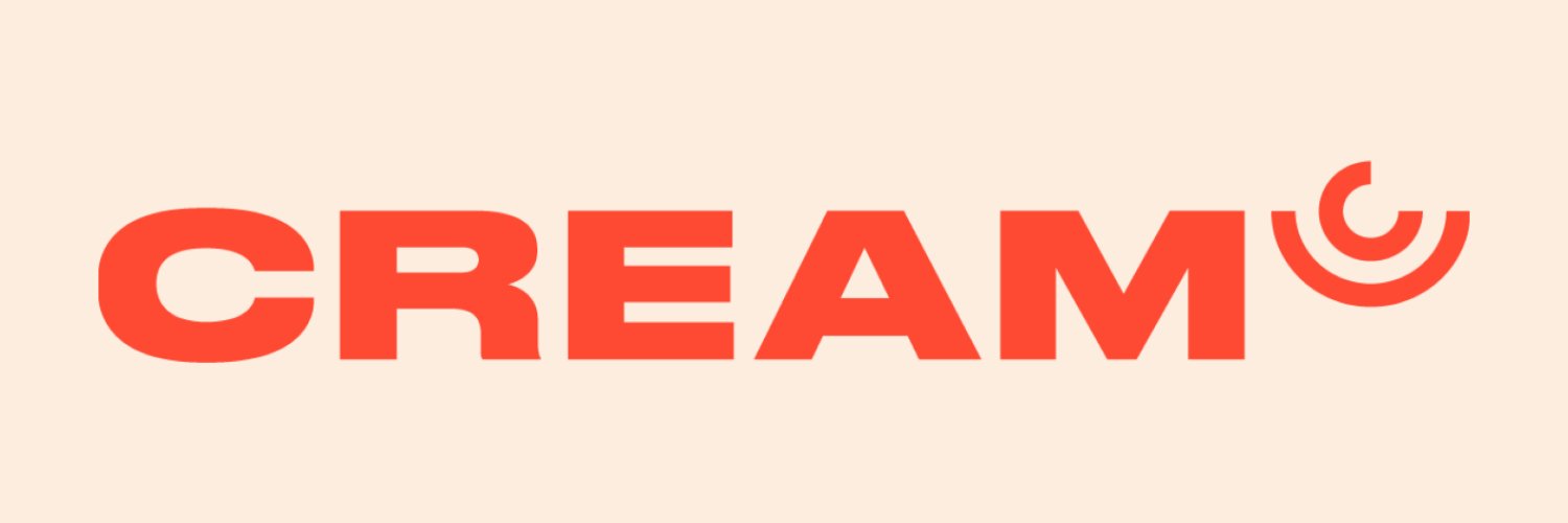 Cream banner