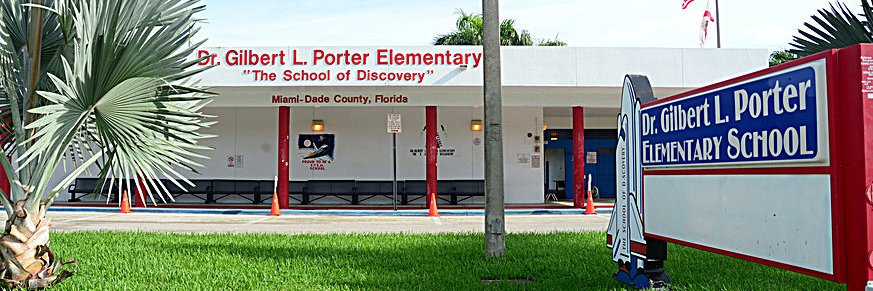 Dr. Gilbert L. Porter Elementary School banner
