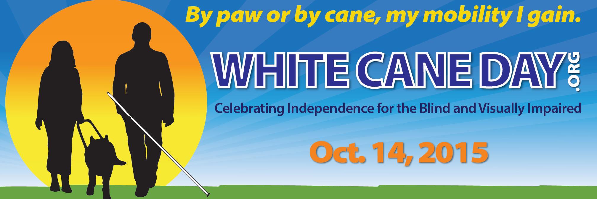 White Cane Day banner