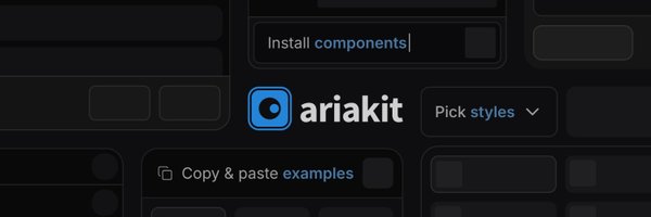 ariakitjs Profile Banner