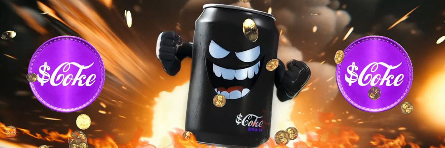 Coke on Solana Announcement 📣 banner