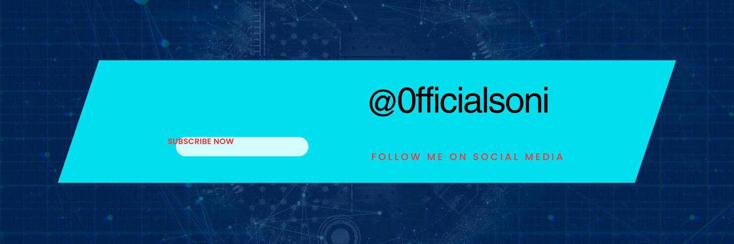 0fficialsoni's profile banner image