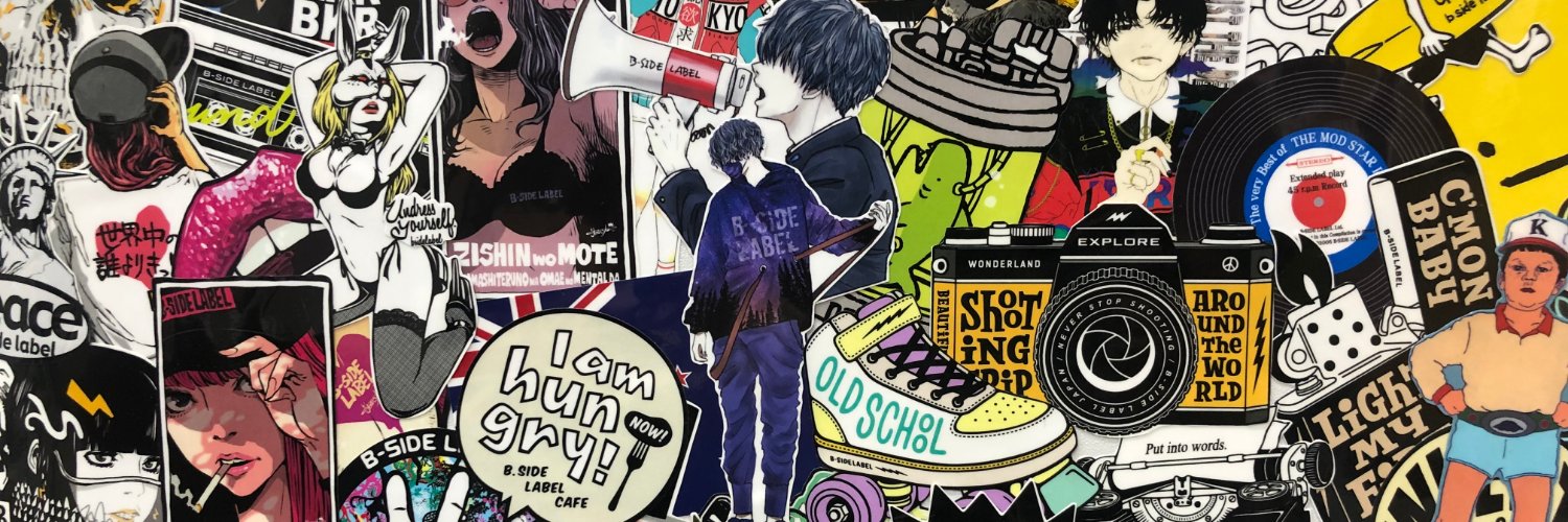 ステッカー屋　B-SIDE LABEL's banner