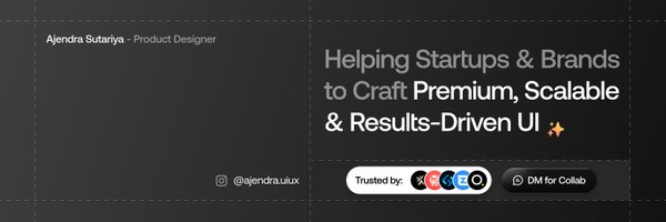 ajendra_uiux Profile Banner