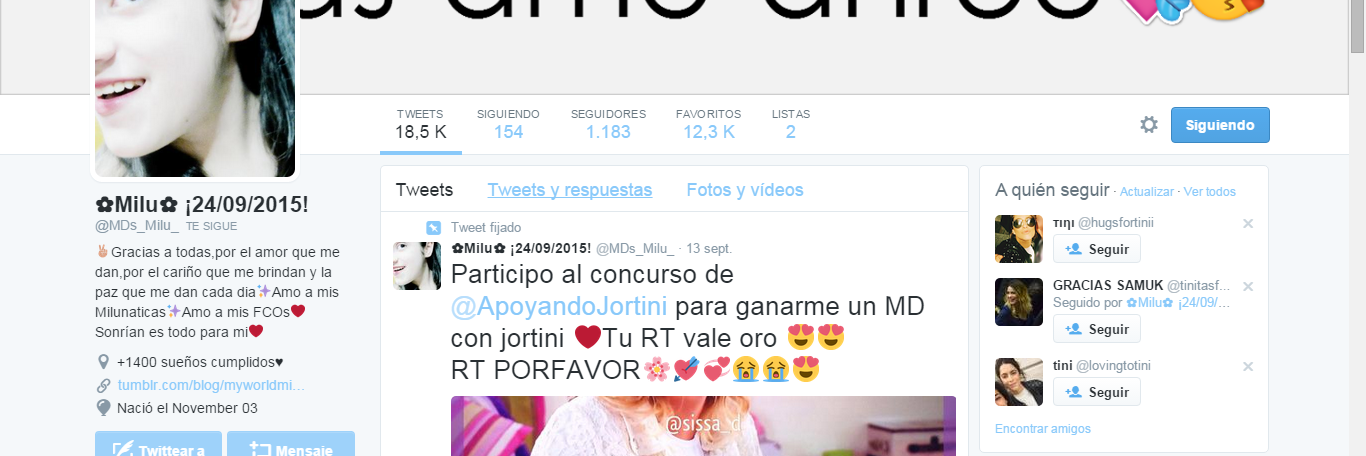 FansDeMilu's profile banner image