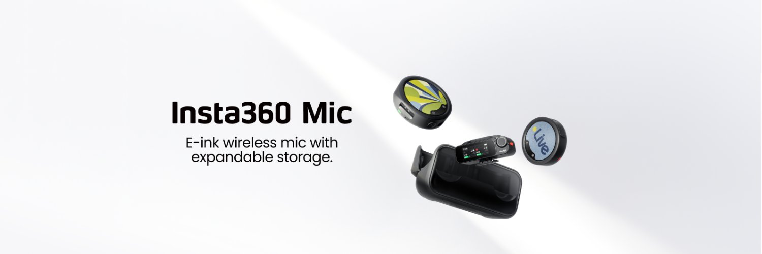 insta360's profile banner image