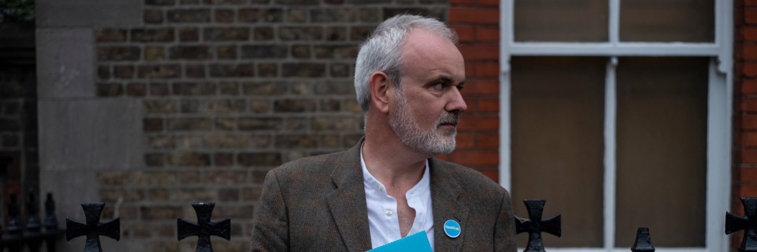 Colm O'Gorman's banner