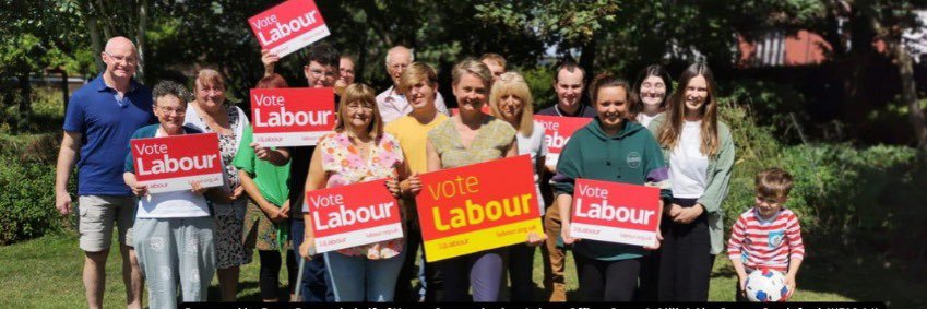 Yvette Cooper's banner