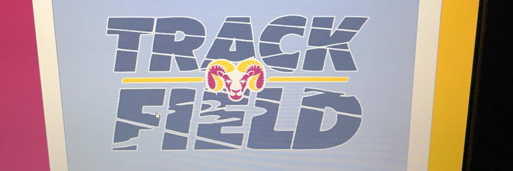 Rams Football & Track banner