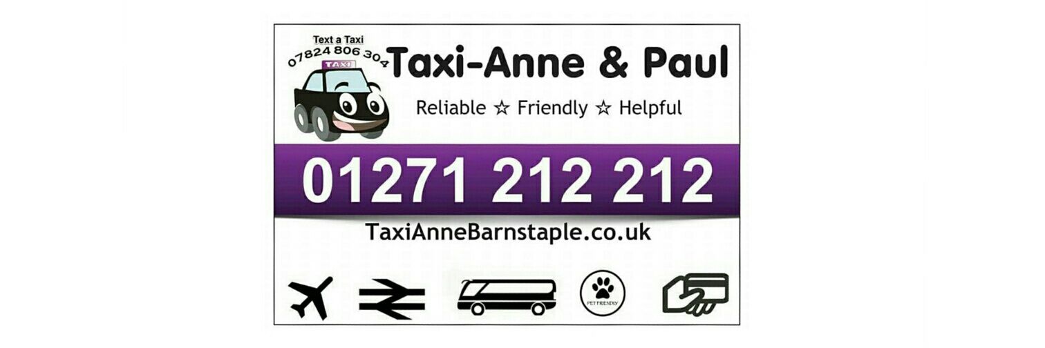 Taxi-Anne Barnstaple banner