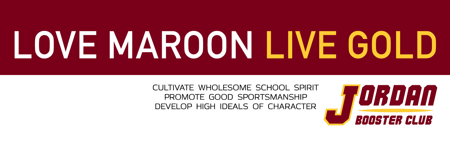 Jordan Booster Club banner