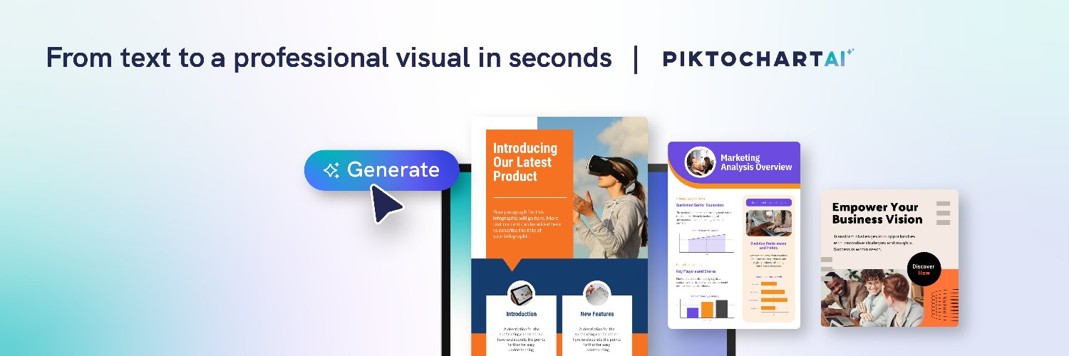 Piktochart banner