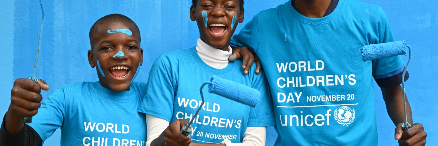 unicefcameroon's profile banner image