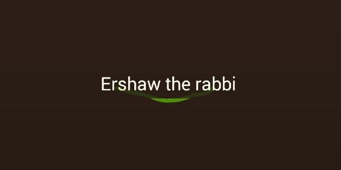ErshawTheRabbi's profile banner image