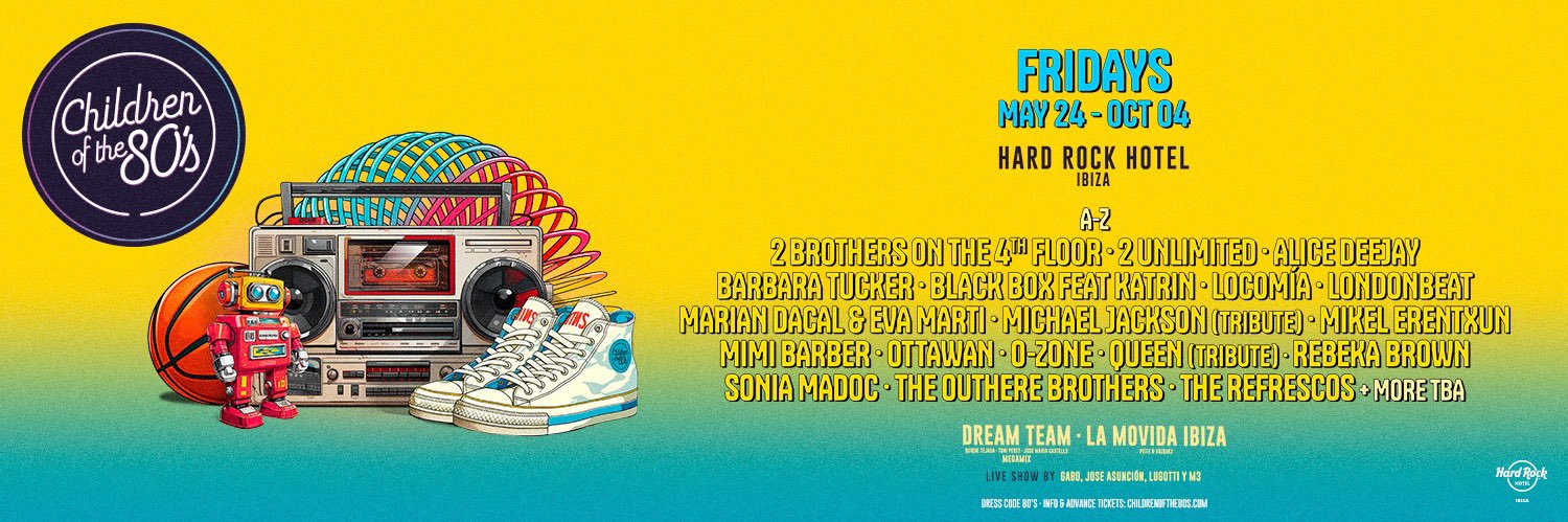 Children of the 80's banner