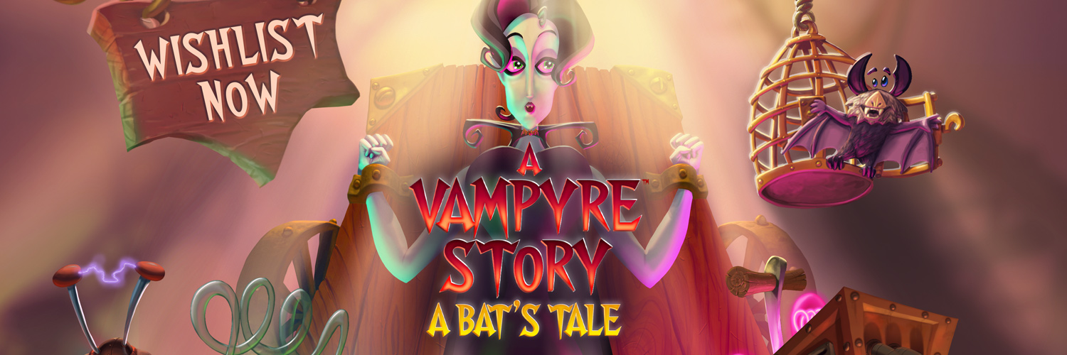 Tag of Joy | Wishlist A Vampyre Story on Steam! 🦇 banner