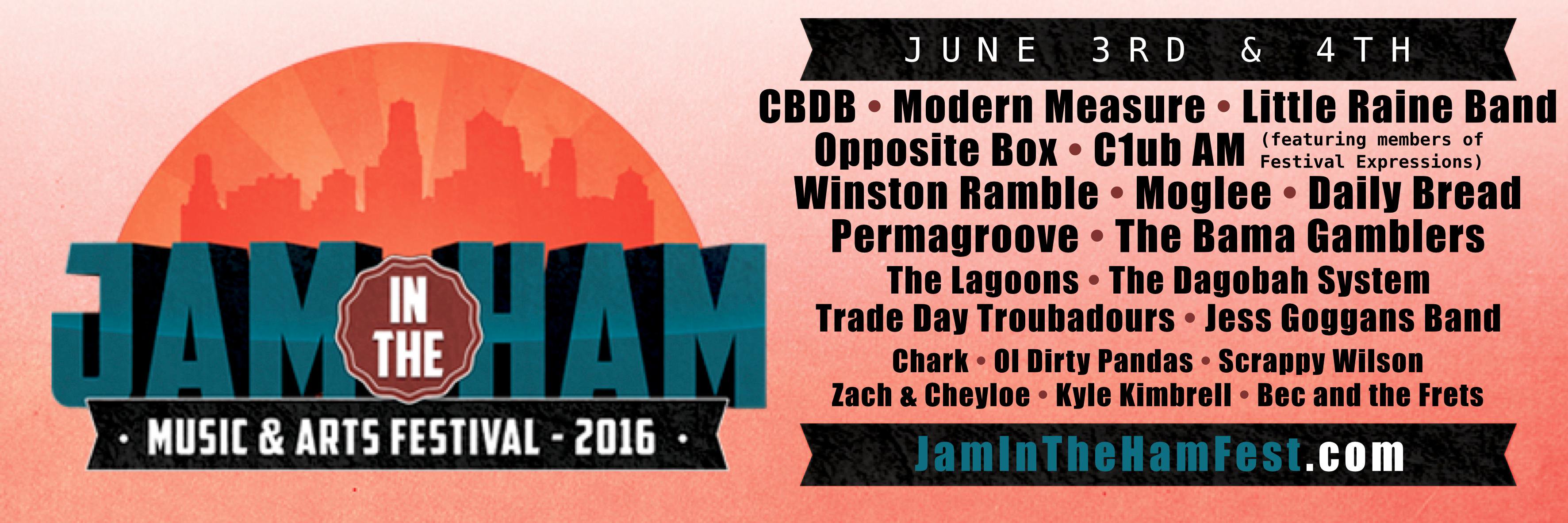 Jam in the Ham banner
