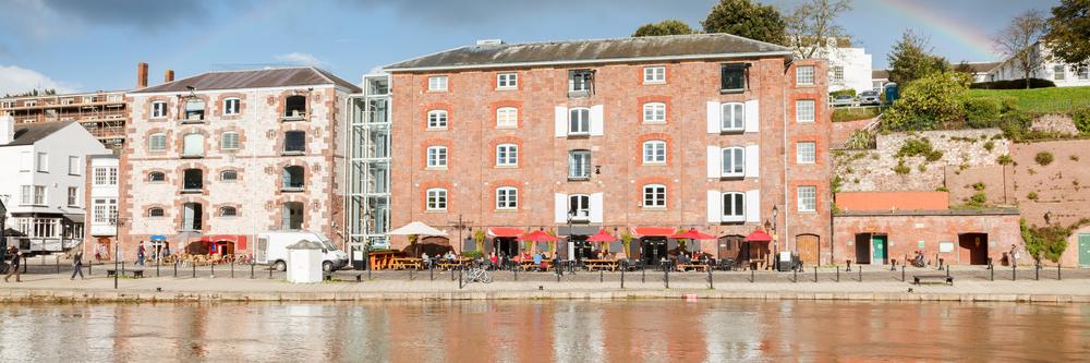Exeter Quay banner