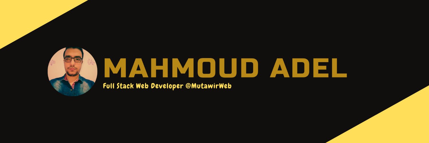 DevMahmoudAdel's profile banner image