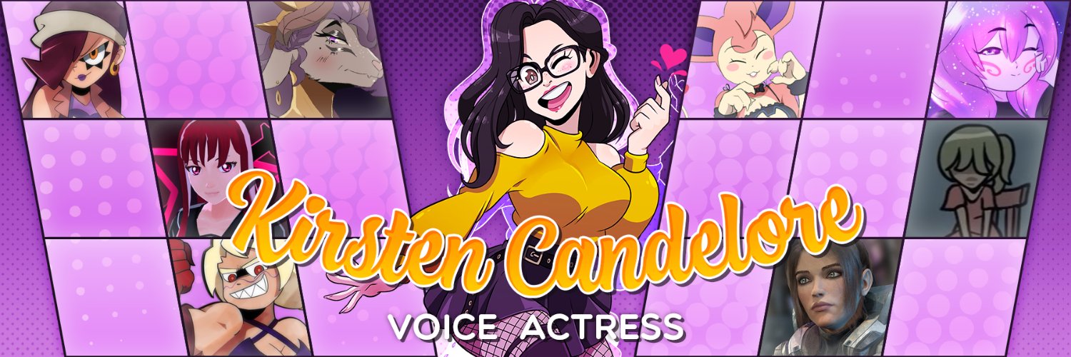 ❛ ⭐ KIRSTEN CANDELORE - VOICE ACTRESS ! Profile Banner